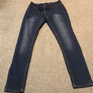Size 1 blue jeans.